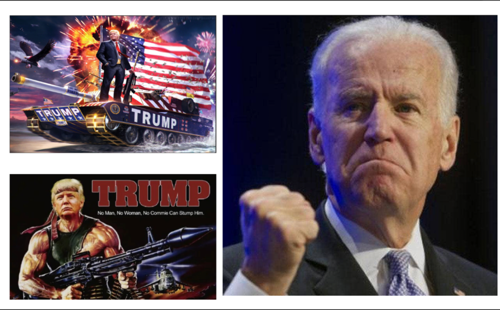 All MAGA knows about is the war against woke and migrants while they don’t know that Biden is striking real enemies with missiles… by Hal Brown, MSW