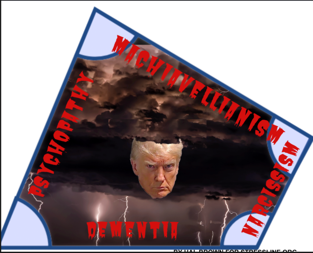 Trump and the Dark Quadrilateral: He used to be an exemplar for the Dark Triad. Now add a fourth element: dementia. By Hal Brown, MSW