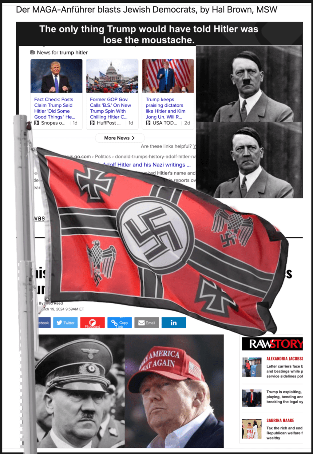 Der MAGA-Anführer blasts Jewish Democrats, by Hal Brown,&nbsp;MSW