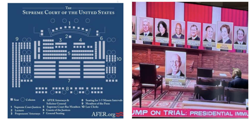 Trump wanted to attend the Supreme Court hearing on presidential immunity. He wouldn’t have understood most of it and probably would have fallen asleep out of boredom. By Hal Brown,MSW